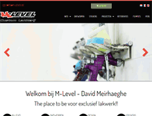 Tablet Screenshot of m-level.be
